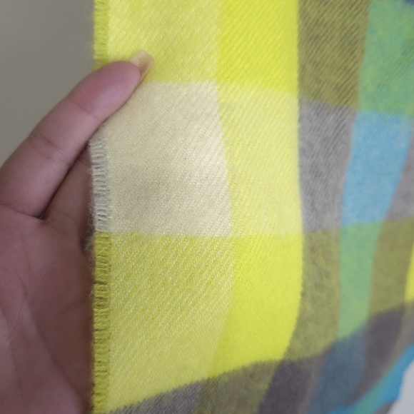 The Woollen Market Ireland Irish Merino Wool Multicolor Preppy Academia Scarf - Picture 5 of 7